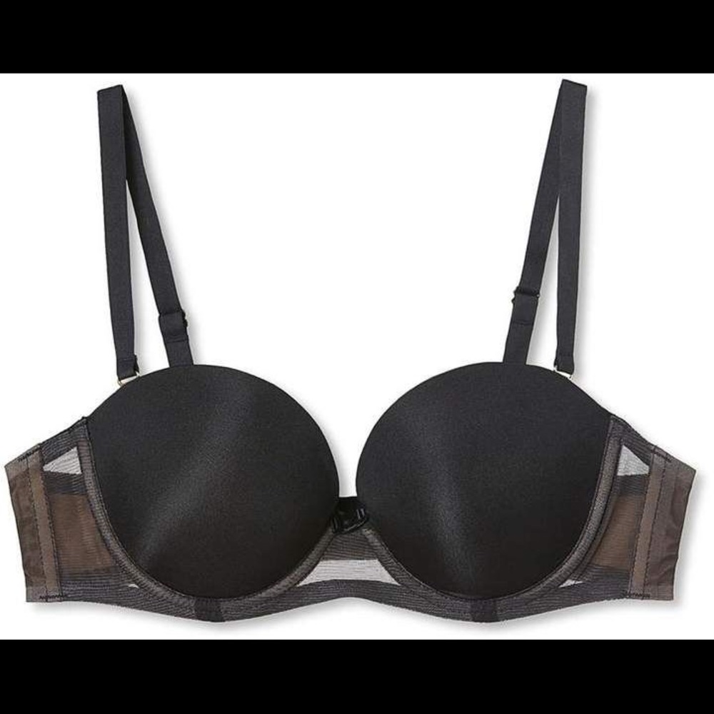 Eve’s Temptation Black Convertible Strapless Bra (32A)